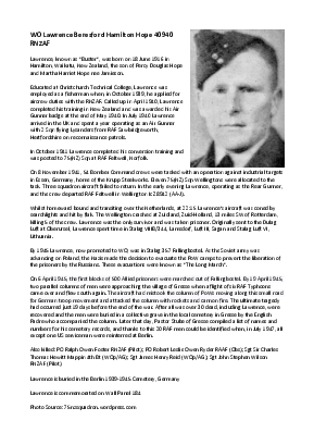 A preview of a PDF biography for Hope, Lawrence Beresford Hamilton